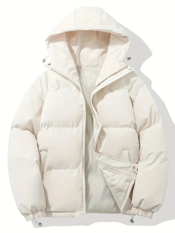 Grace | Women's Hooded Puffer Winter Jacket Zip-Up Padded Coat