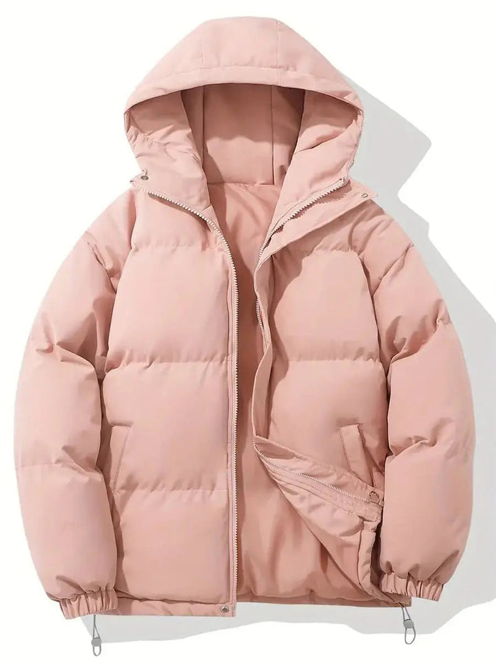 Grace | Women's Hooded Puffer Winter Jacket Zip-Up Padded Coat