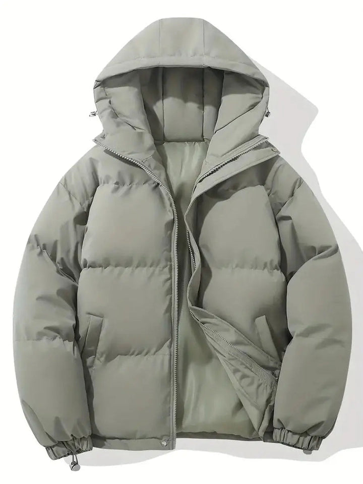 Grace | Women's Hooded Puffer Winter Jacket Zip-Up Padded Coat