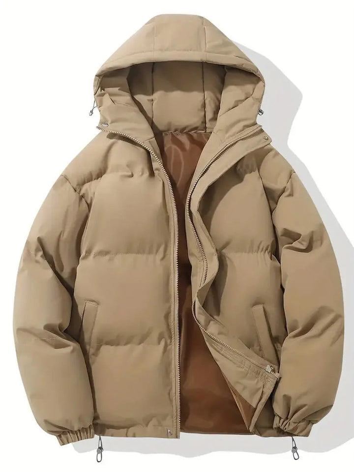 Grace | Women's Hooded Puffer Winter Jacket Zip-Up Padded Coat