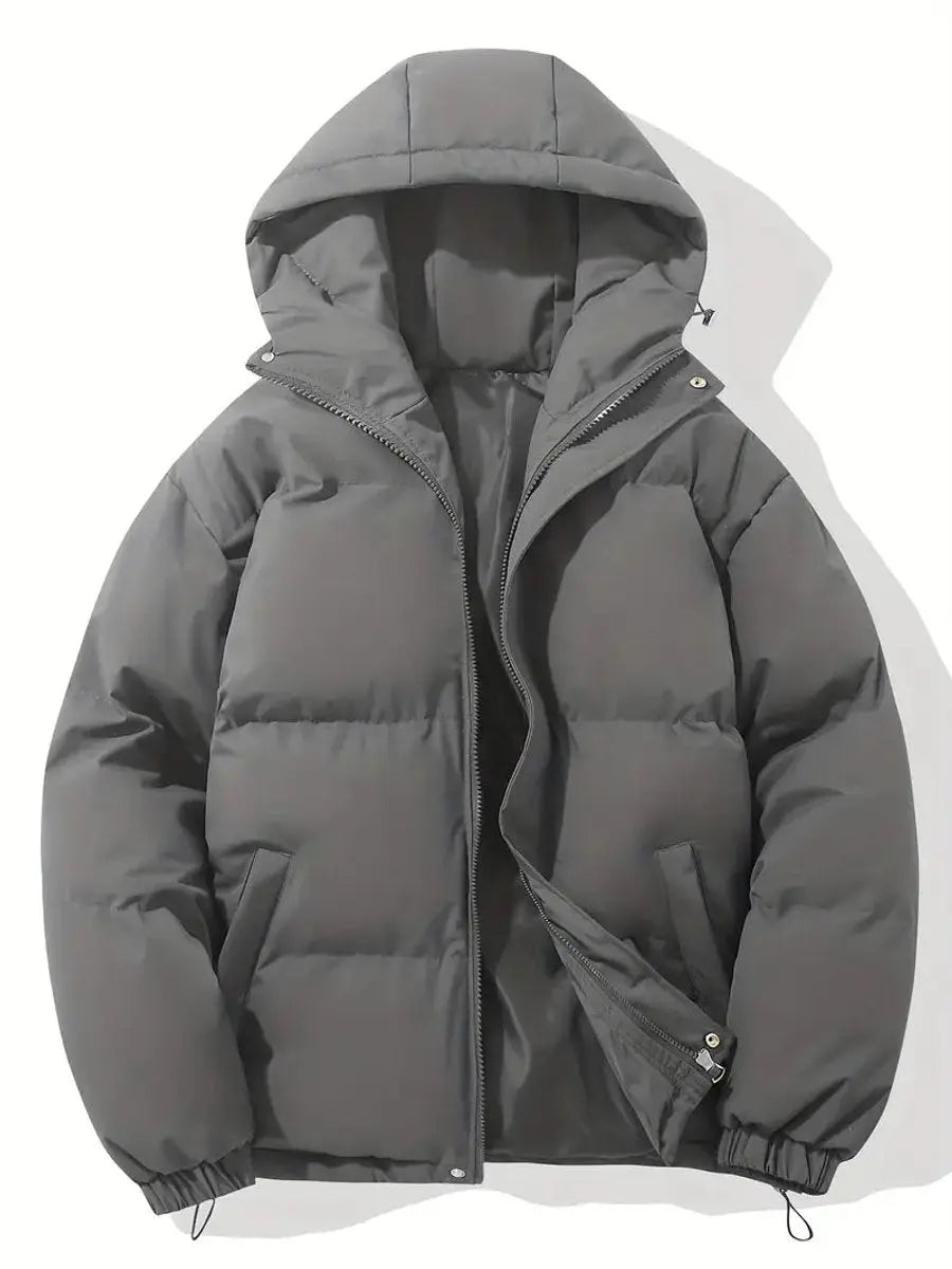 Grace | Women's Hooded Puffer Winter Jacket Zip-Up Padded Coat