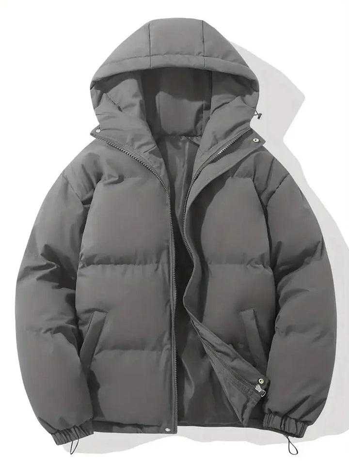 Grace | Women's Hooded Puffer Winter Jacket Zip-Up Padded Coat